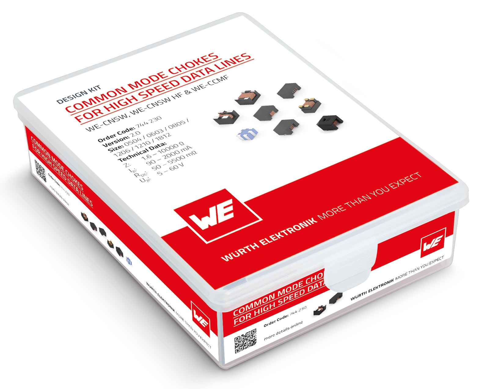 Design Kit Gleichtaktdrosseln für Hochgeschwindigkeits-Datenleitungen