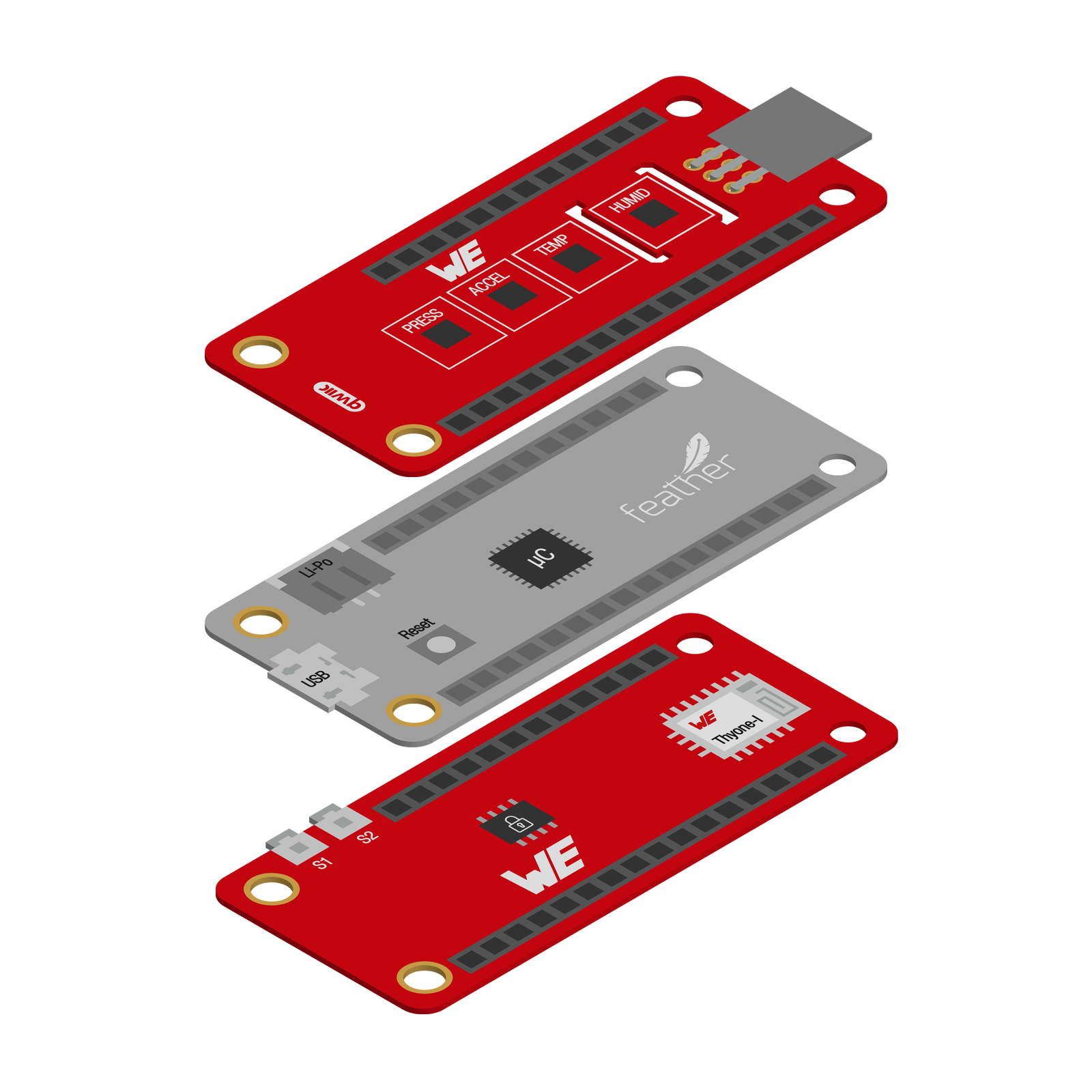 Sensor FeatherWing Wireless Connectivity and Sensors Würth Elektronik Product Catalog