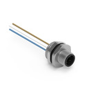 WR-CIRCM12 Screw Mating Panel Male Metal Shell Rear Nut