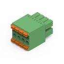 WR-TBL Plug Screwless Push In 3.50mm pitch - Dual Row Vertical cable entry - Cable