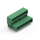 WR-TBL Series 3195 - 5.08 mm Double Level Horizontal Male PCB Header w. closed Flanges