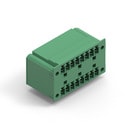 WR-TBL Serie 3283 - 3.81 mm Double Level Horizontal Male PCB Header with Flanges & Nut Type
