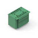 WR-TBL Serie 3303 - 3.81 mm Double Level Vertical Male PCB Header with Flanges & Nut Type