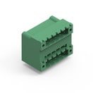 WR-TBL Series 3325 - 5.08 mm Double Level Horizontal Male PCB Header with Flanges & Nut Type