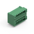 WR-TBL Series 3325 - 5.08 mm Double Level Horizontal Male PCB Header with Flanges & Nut Type