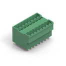 WR-TBL Series 3335 - 5.08 mm Double Level Vertical Male PCB Header with Flanges