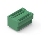 WR-TBL Series 3345 - 5.08 mm Double Level Vertical Male PCB Header w. Flanges & Nut Type