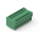 WR-TBL Series 3345 - 5.08 mm Double Level Vertical Male PCB Header w. Flanges & Nut Type