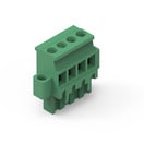 WR-TBL Serie 3407 - 5.00 mm Horizontal with Flanges and hook on wire Side