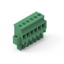 WR-TBL Serie 3407 - 5.00 mm Horizontal with Flanges and hook on wire Side