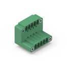WR-TBL Serie 357B - 3.81 mm Double Level Horizontal Male PCB Header with Flanges