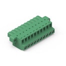 WR-TBL 374B - Plug with Excenter Clamp 5.08mm pitch - Vertical cable entry with Flanges - Cable