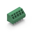 WR-TBL Series 4085B - Screwless Push In 5.08mm pitch - 45° cable entry - THT