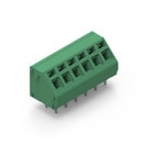 WR-TBL Series 4085B - Screwless Push In 5.08mm pitch - 45° cable entry - THT