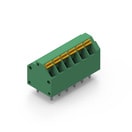 WR-TBL Series 4093 - Screwless Push In 3.81mm pitch - 45° cable entry - THT