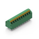 WR-TBL Series 4093 - Screwless Push In 3.81mm pitch - 45° cable entry - THT
