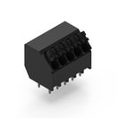 WR-TBL Series 4101 - Screwless Push In 3.5mm pitch - 45° cable entry - THT