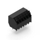WR-TBL Series 4101 - Screwless Push In 3.5mm pitch - 45° cable entry - THT