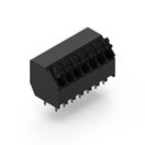 WR-TBL Series 4101 - Screwless Push In 3.5mm pitch - 45° cable entry - THT