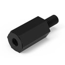 WA-SPAIE Plastic Spacer Stud, metric, internal/ external
