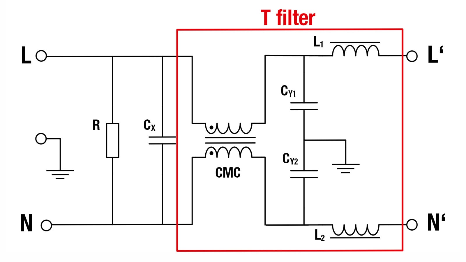 Evaluation Board Differential Filter Common and differential mode attenuation T filter for common mode suppression Evaluation Board Differential Filter Common and differential mode attenuation T filter for common mode suppression