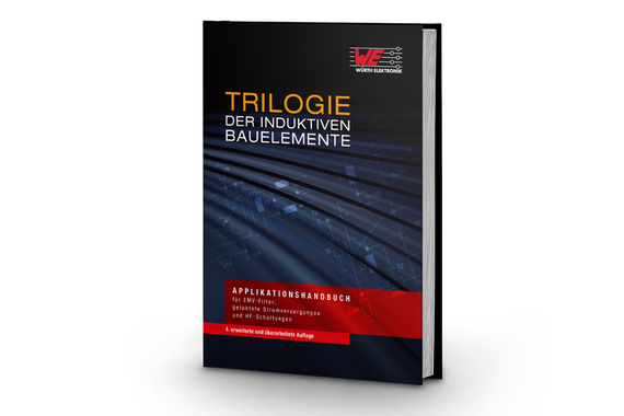 Technical book in a vertical position about inductances