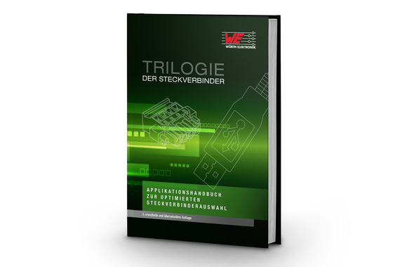 Technical book in horizontal orientation with black cover about connectors