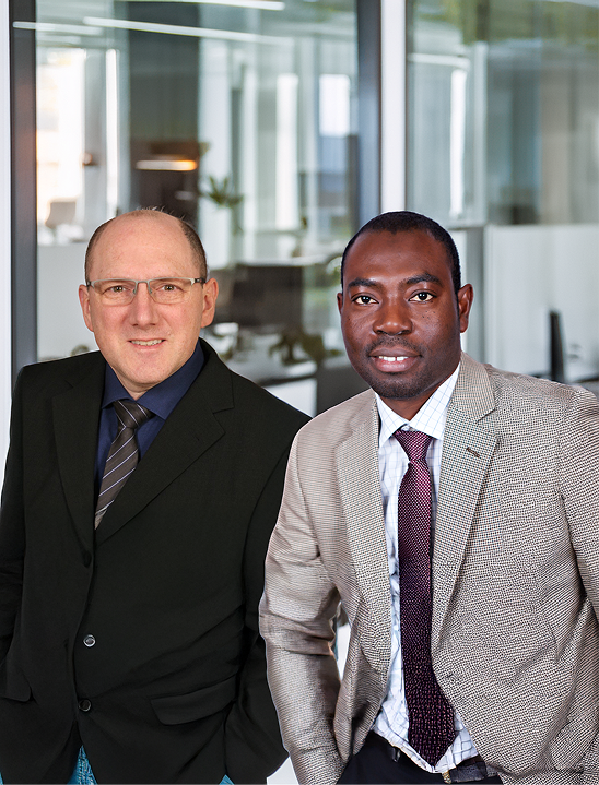 Markus Haepe und Antwi Nimo Markus Haepe und Antwi Nimo Portrait