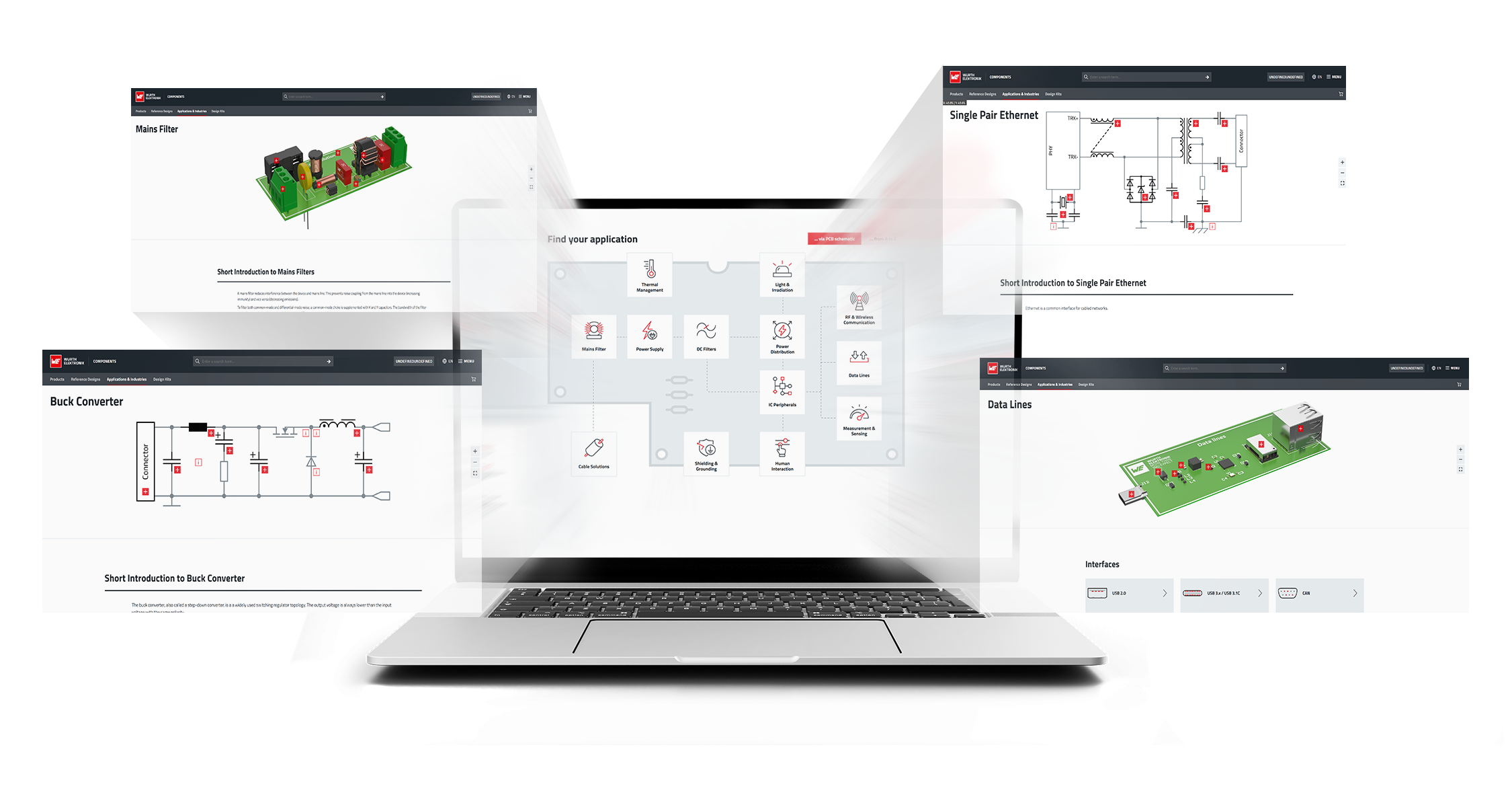 Product Navigator Product Navigator auf dem Computer
