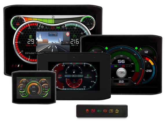 Product collage HMI Product collage of different HMi Solutions with Displays